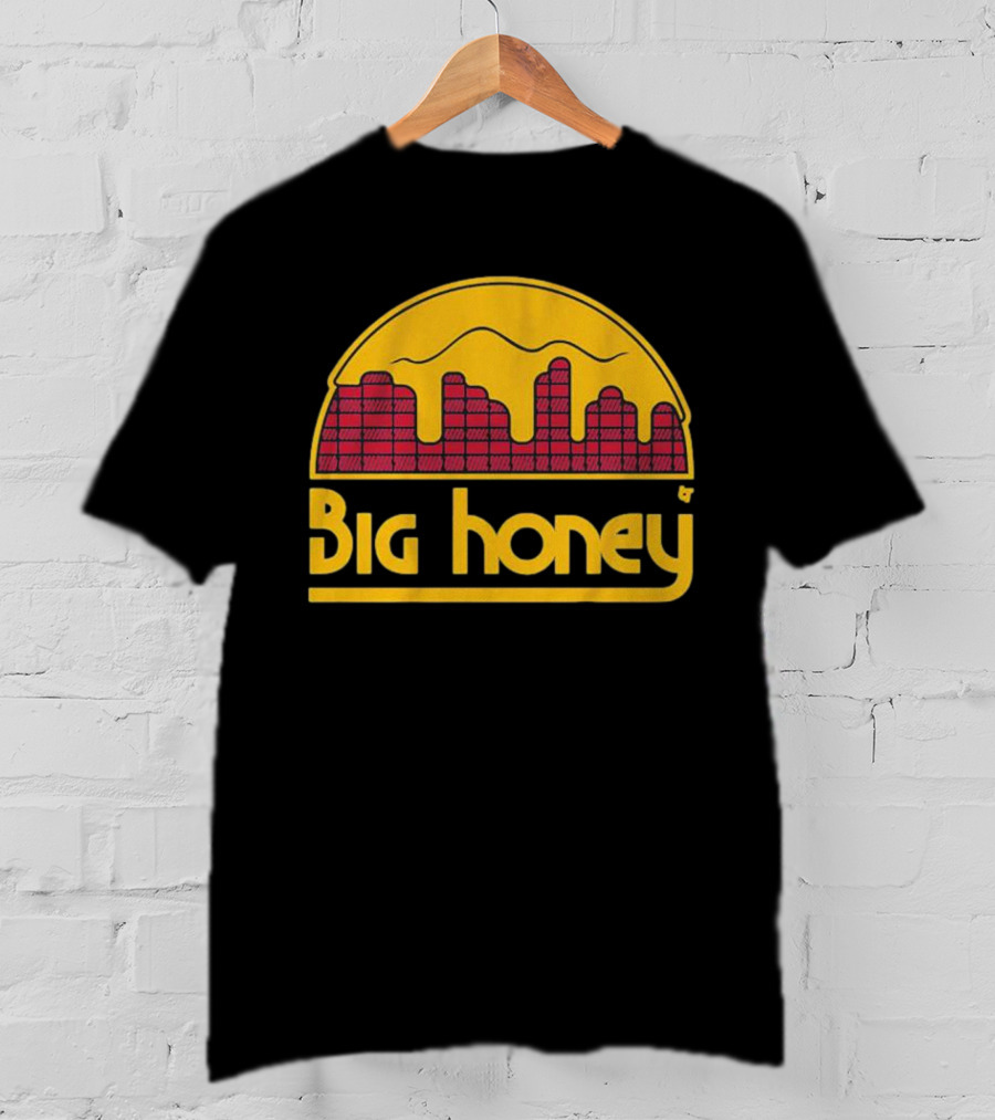 Big Honey Denver Skyline Honeycomb Nuggets Fan T-Shirt