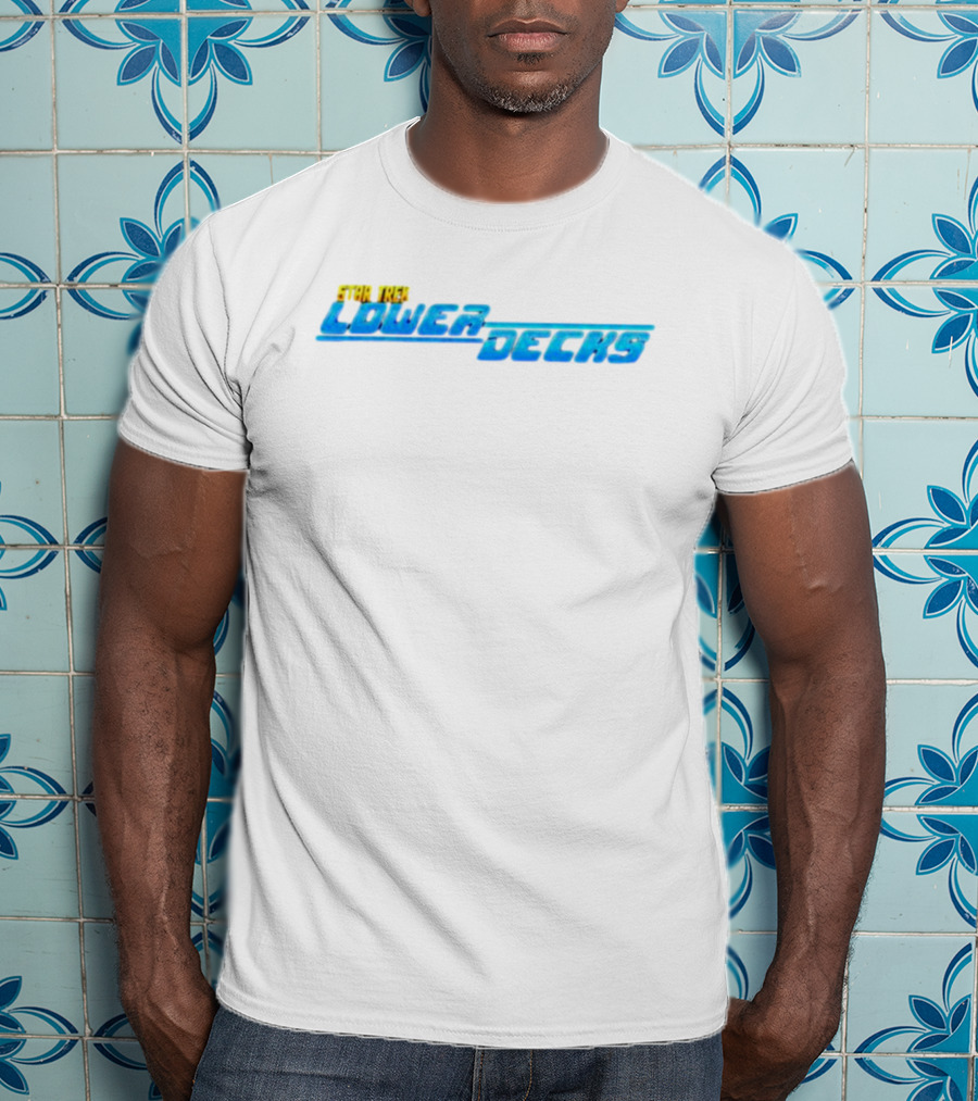 Star Trek Lower Decks Blue Vintage T-Shirt