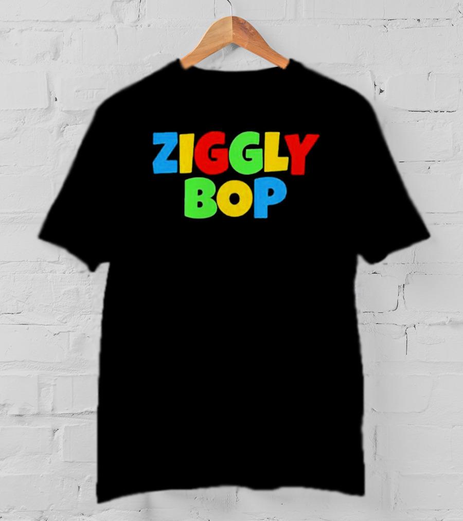 Ziggly Bop Colorful 90s Style Fun Letters T-Shirt