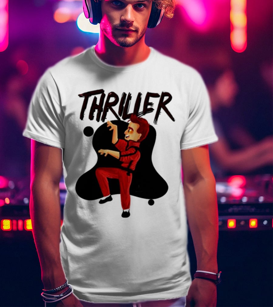 Crowley Thriller Cartoon Dance Good Omens T-Shirt