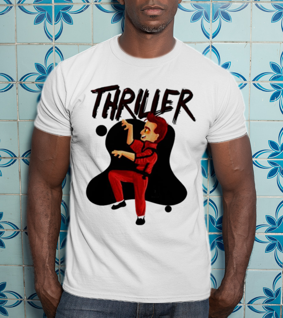 Crowley Thriller Cartoon Dance Good Omens T-Shirt