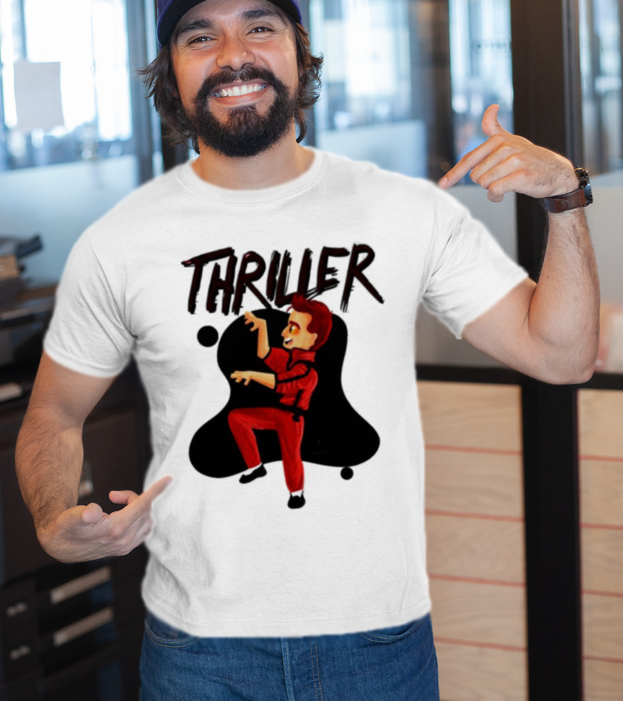Crowley Thriller Cartoon Dance Good Omens T-Shirt