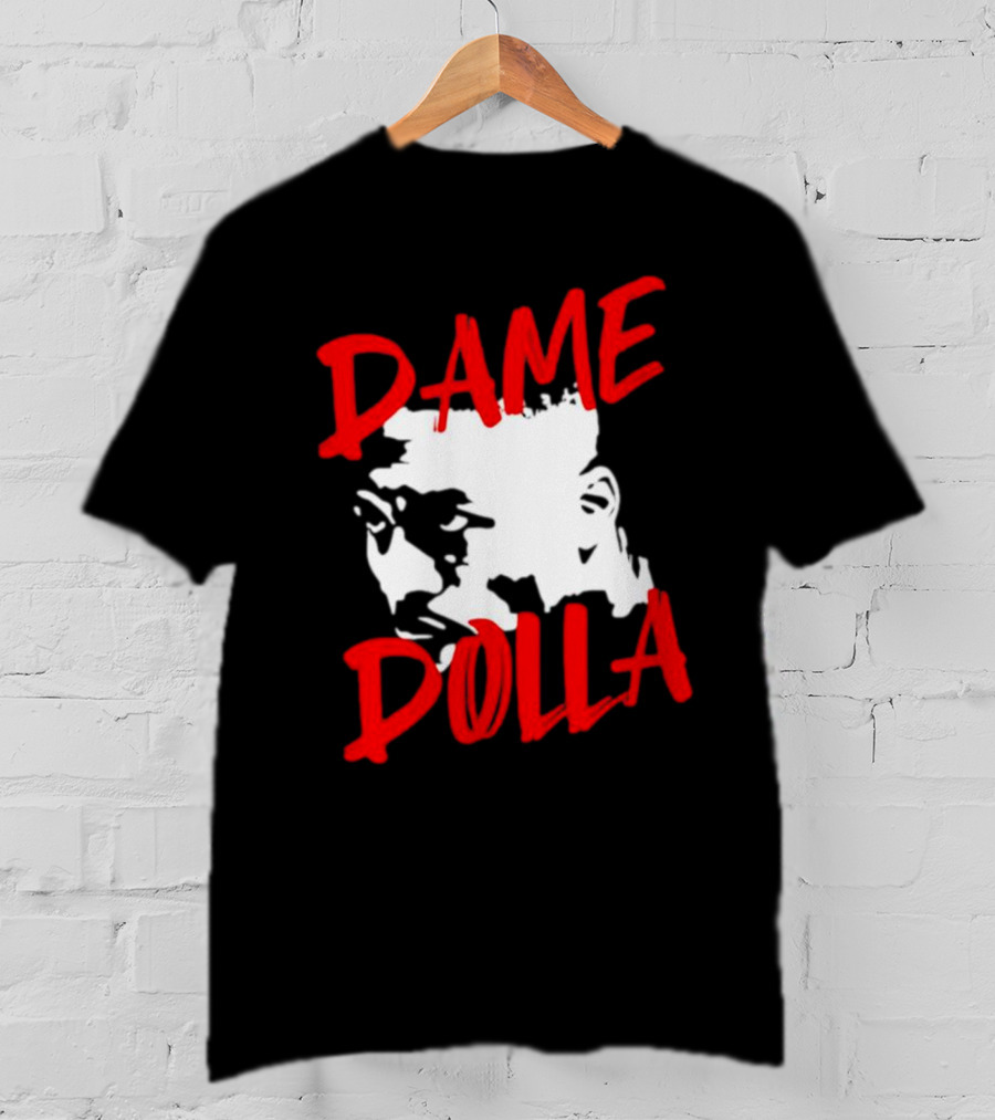 Dame Dolla Face Portrait Star Blazers T-Shirt