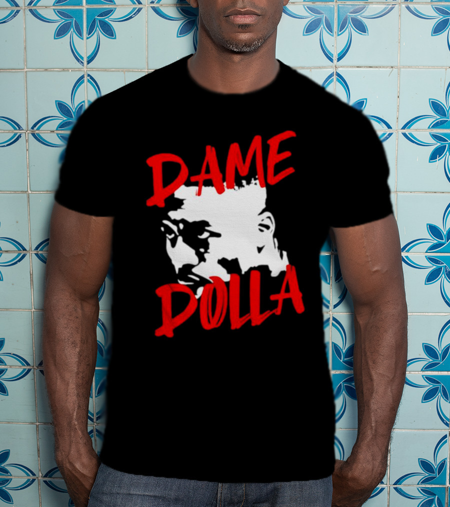 Dame Dolla Face Portrait Star Blazers T-Shirt
