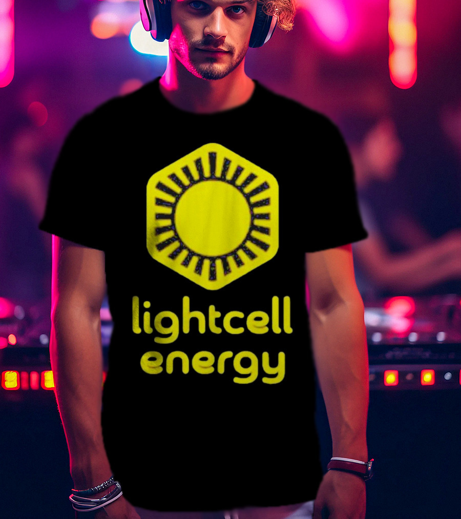 Danielle Fong Lightcell Energy Sunburst Hexagon T-Shirt