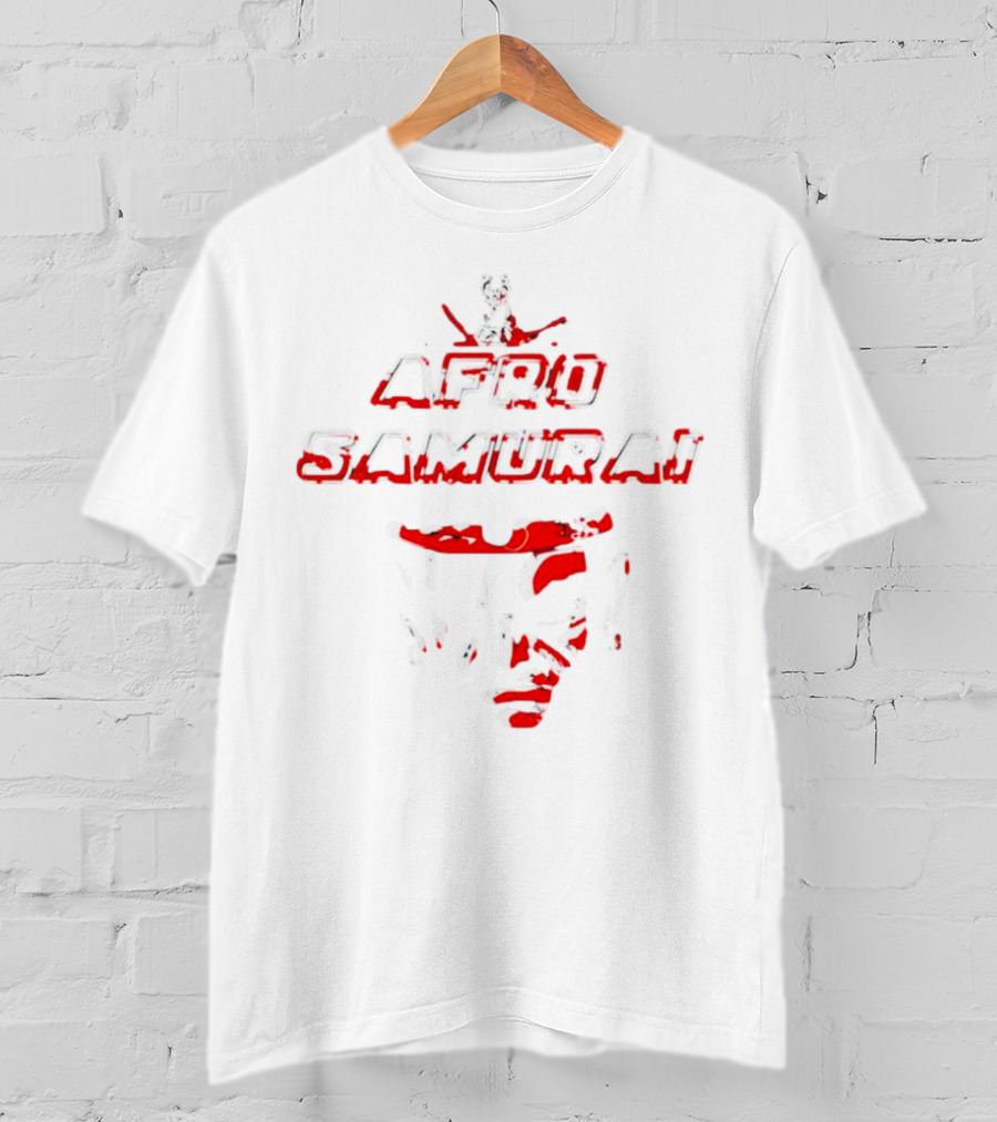 Afro Samurai Red Elements Face T-Shirt