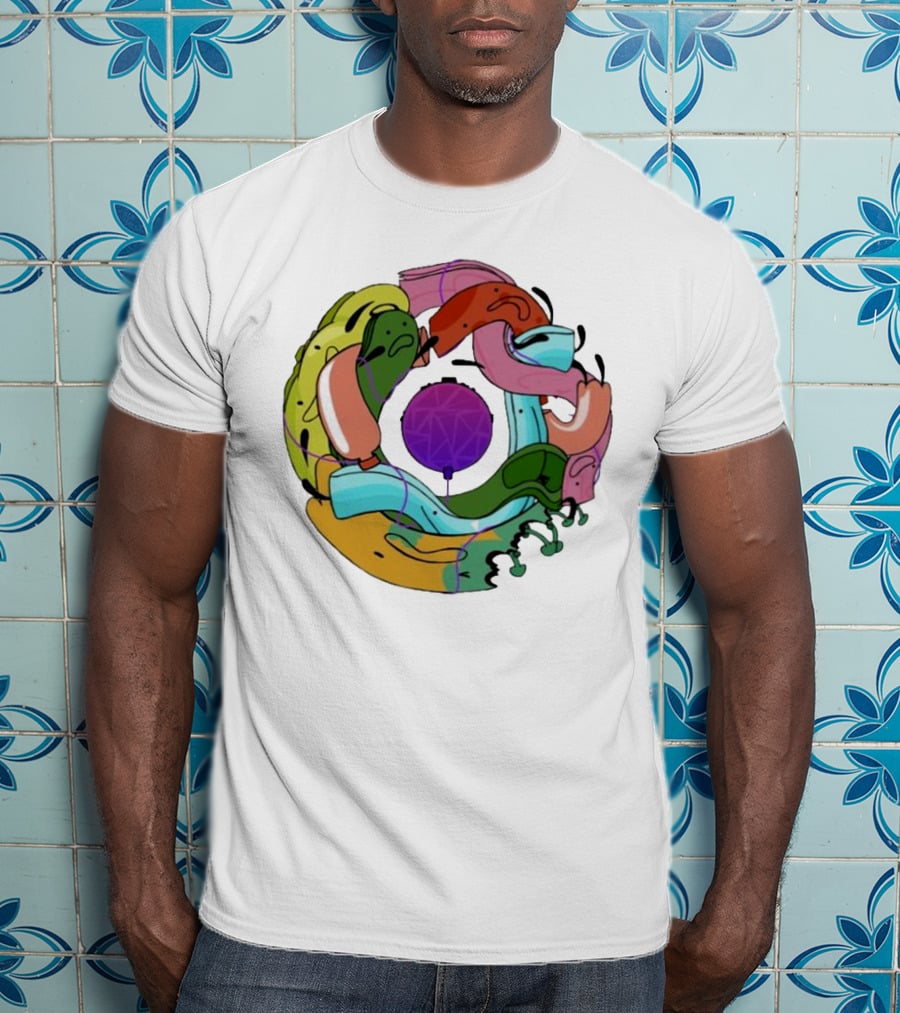 Ian's Yapinians Colorful Ring T-Shirt