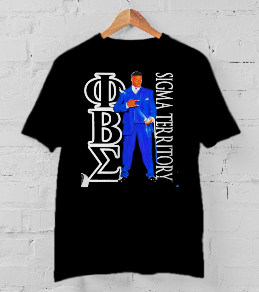 Sigma Territory Iobz Phi Beta Sigma Greek Letters T-Shirt