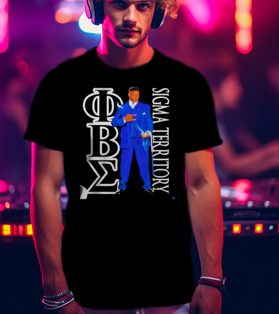 Sigma Territory Iobz Phi Beta Sigma Greek Letters T-Shirt