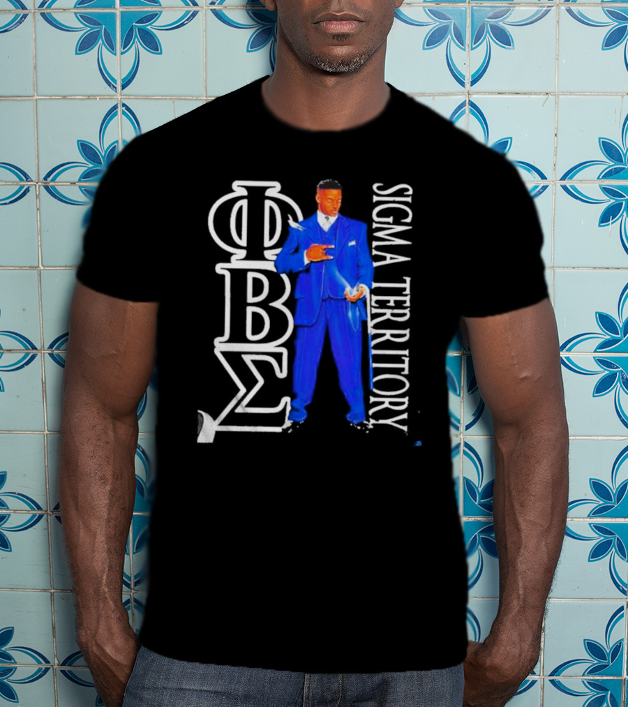 Sigma Territory Iobz Phi Beta Sigma Greek Letters T-Shirt