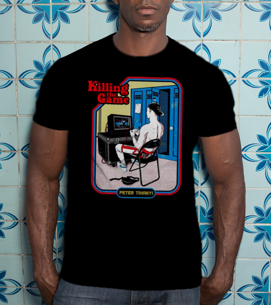 Killing The Game Peter Tihanyi Locker Room Gamer Scene T-Shirt