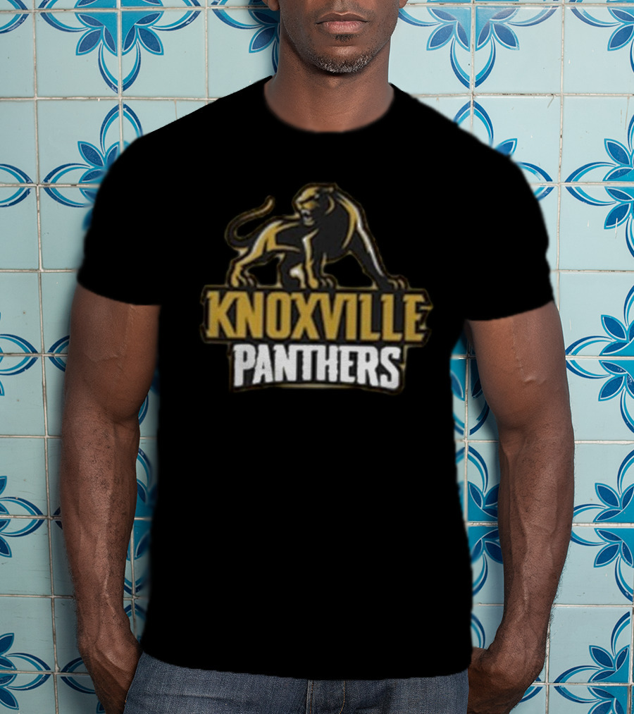 Knoxville Panthers Gold Black Panther T-Shirt