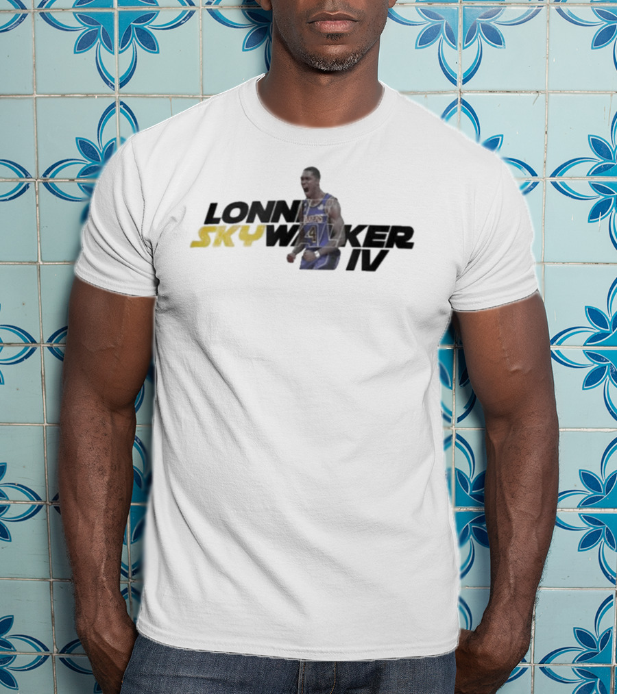 Lonnie Skywalker Walker IV Los Angeles Lakers NBA T-Shirt