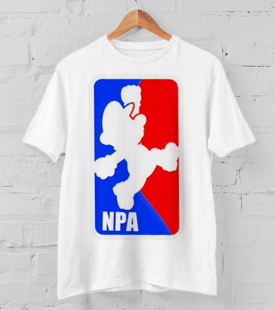 Mario NPA National Plumber Association NBA T-Shirt