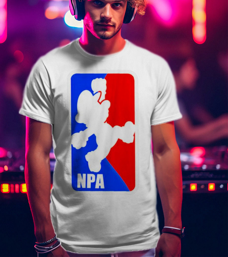 Mario NPA National Plumber Association NBA T-Shirt