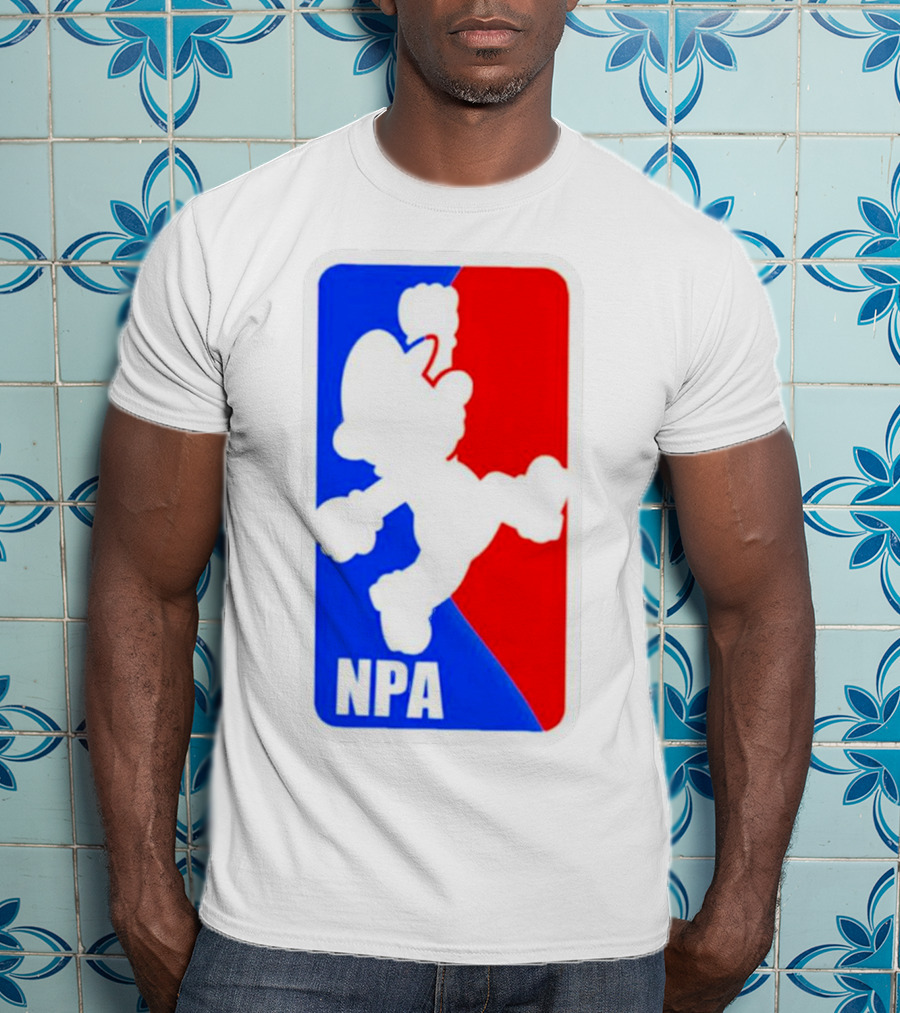 Mario NPA National Plumber Association NBA T-Shirt