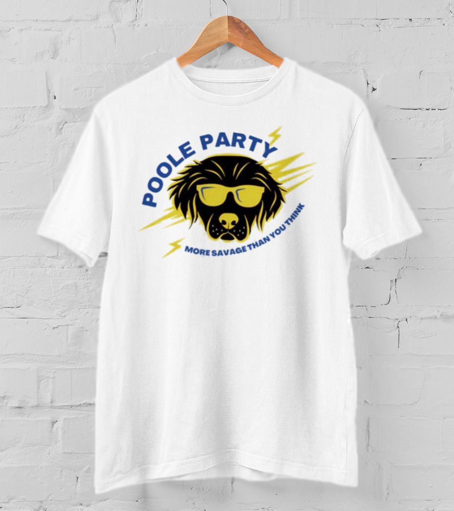 POOLE PARTY More Savage Than You Think Jordan Poole Basketball T-Shirt