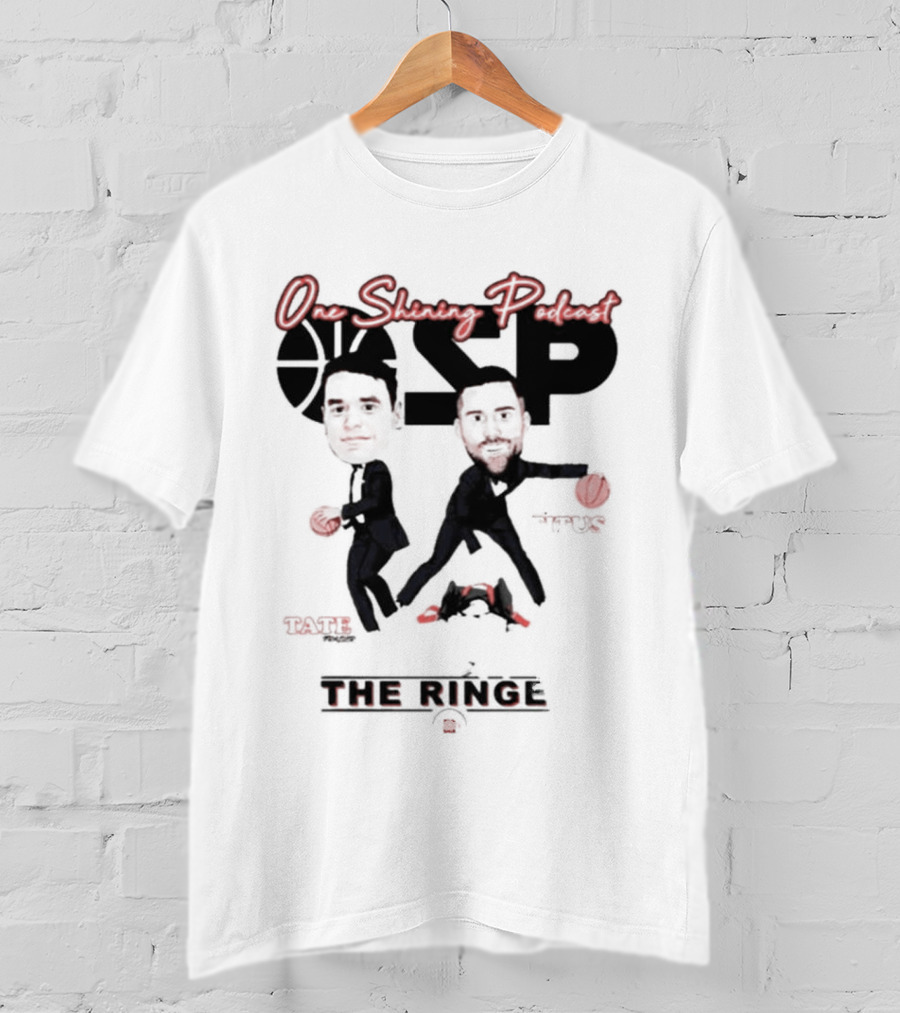 One Shining Podcast OSP Caricature The Ringer T-Shirt