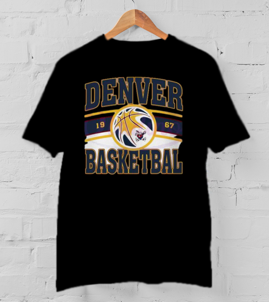 Denver Nugget 1967 Basketball Team T-Shirt