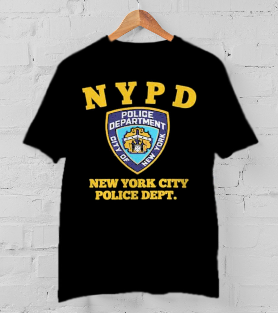 NYPD Police Department City Of New York Badge New York City Police Dept T-Shirt
