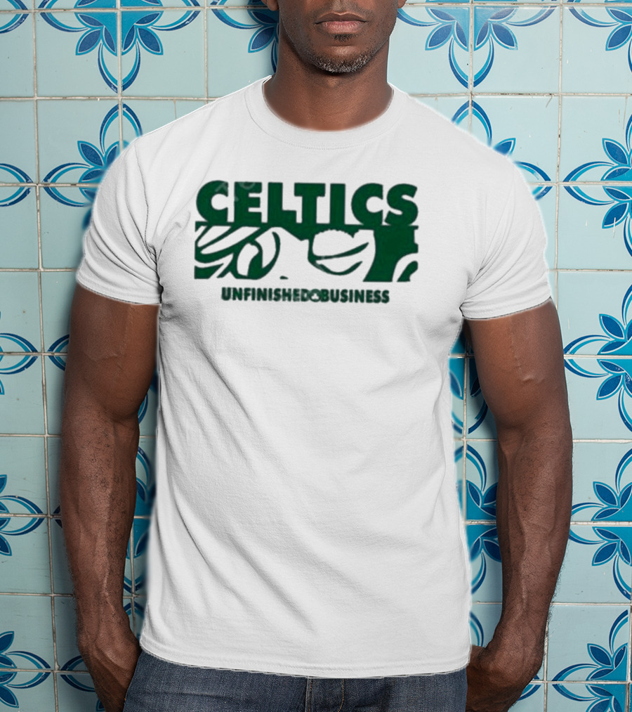 Celtics Unfinished Business Iconic Green T-Shirt