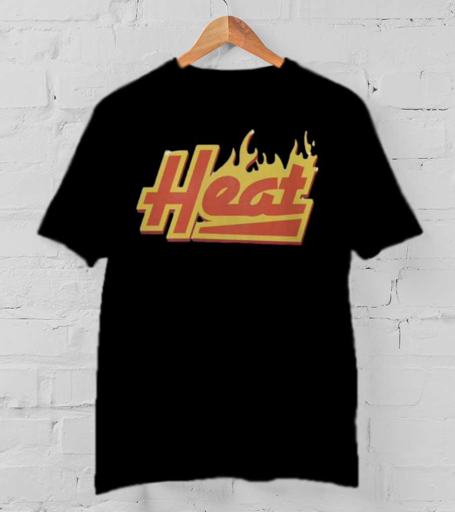 Court Culture Heat Flames Basketball Enthusiast T-Shirt
