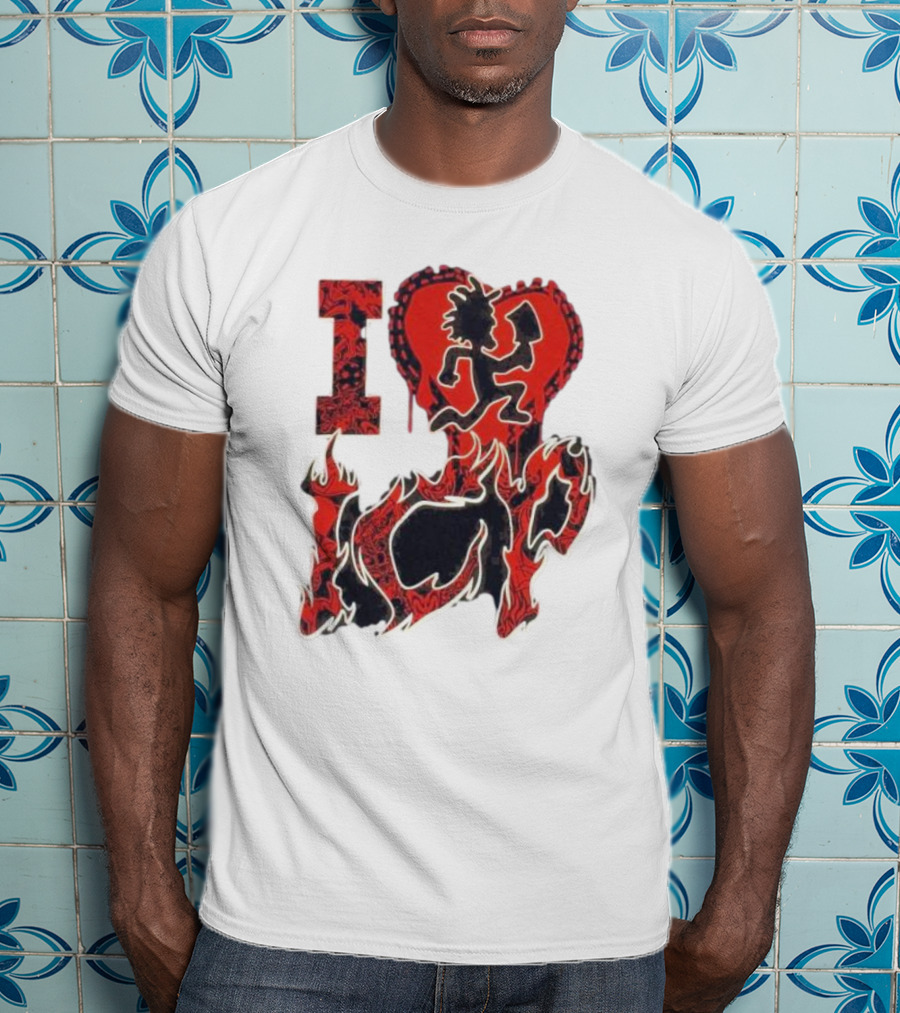 I Heart Love ICP Insane Clown Posse Juniors T-Shirt