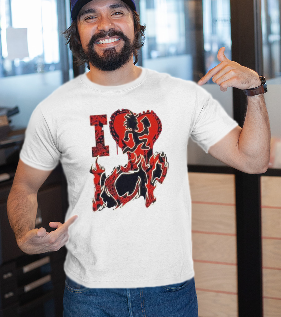 I Heart Love ICP Insane Clown Posse Juniors T-Shirt