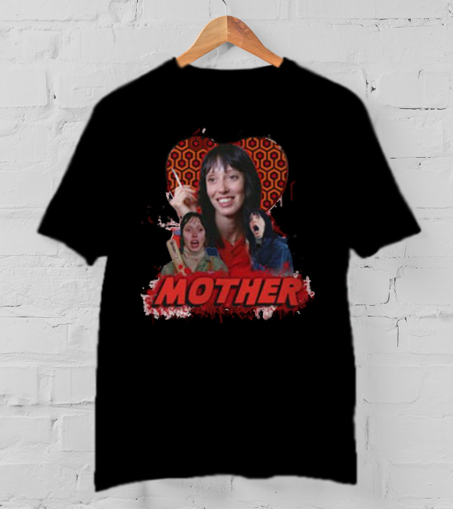 Mother The Shining Iconic Horror Film Parody Redrum Typography T-Shirt