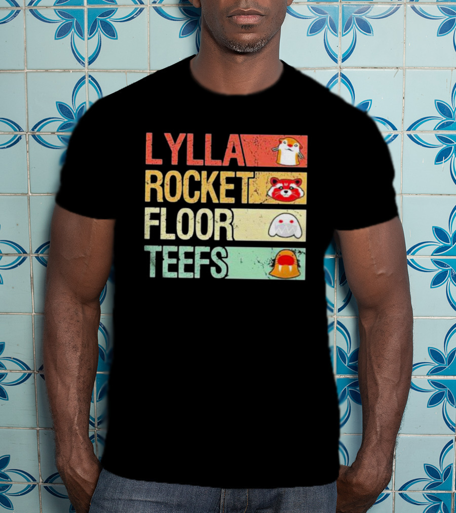 Lylla Rocket Floor Teefs Guardians Icons T-Shirt