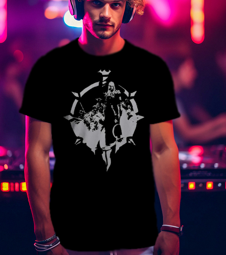 Diablo IV Necromancer Iconic Character Emblem T-Shirt