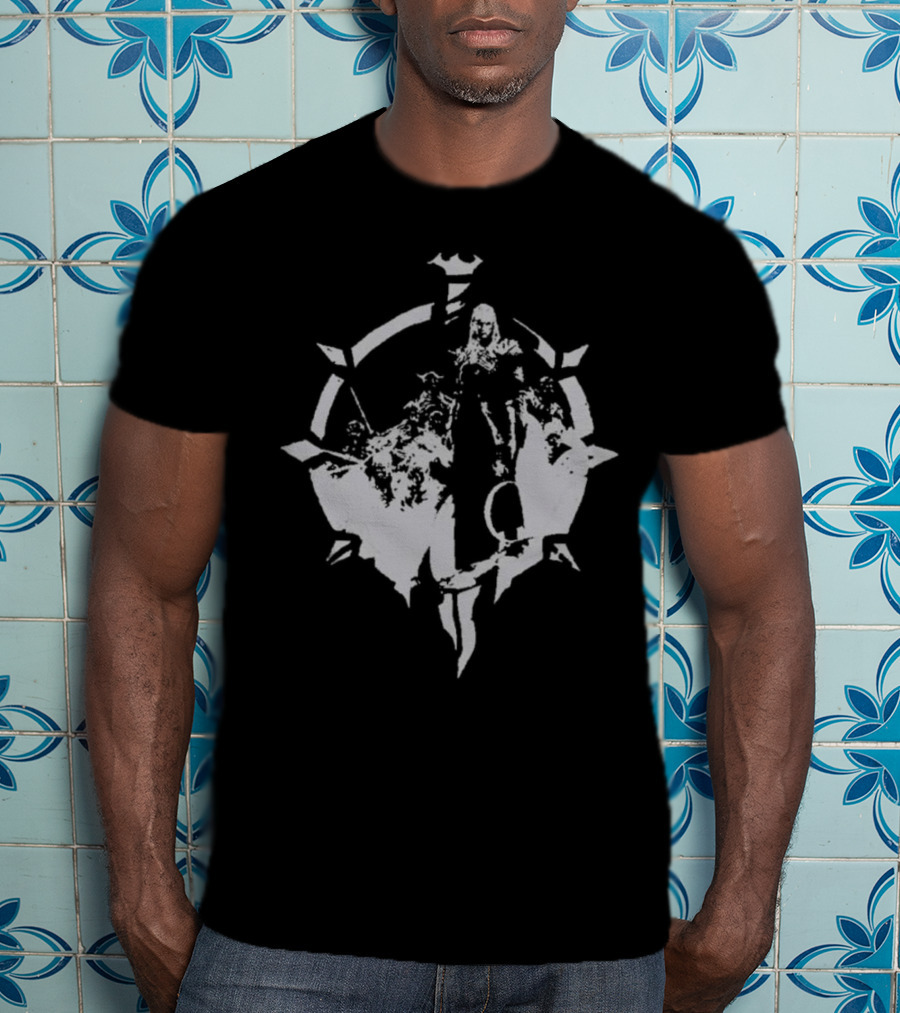 Diablo IV Necromancer Iconic Character Emblem T-Shirt