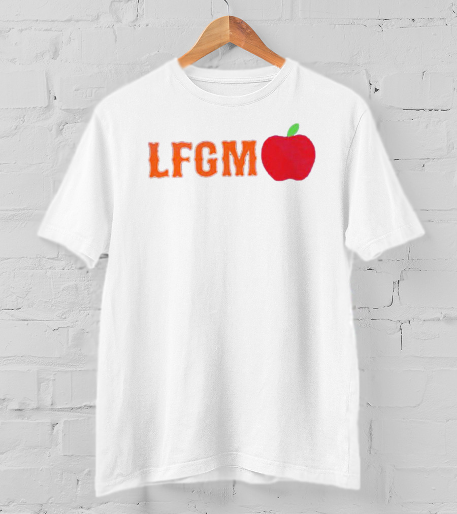Mets Merized LFGM Apple Fan T-Shirt