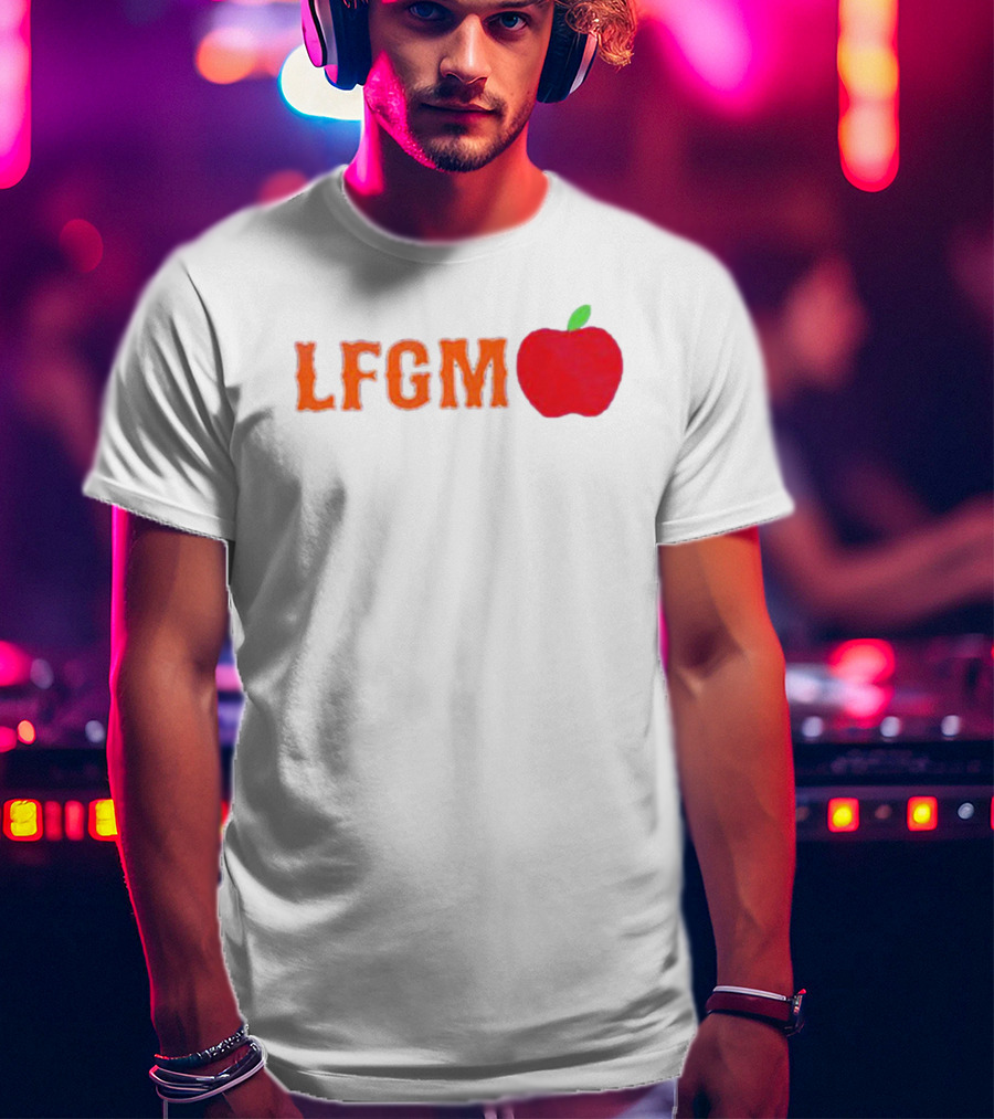 Mets Merized LFGM Apple Fan T-Shirt