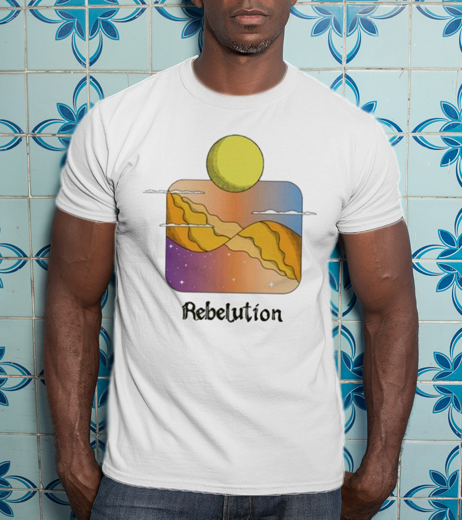 Rebelution Reflections Desert Sun And Mountains T-Shirt