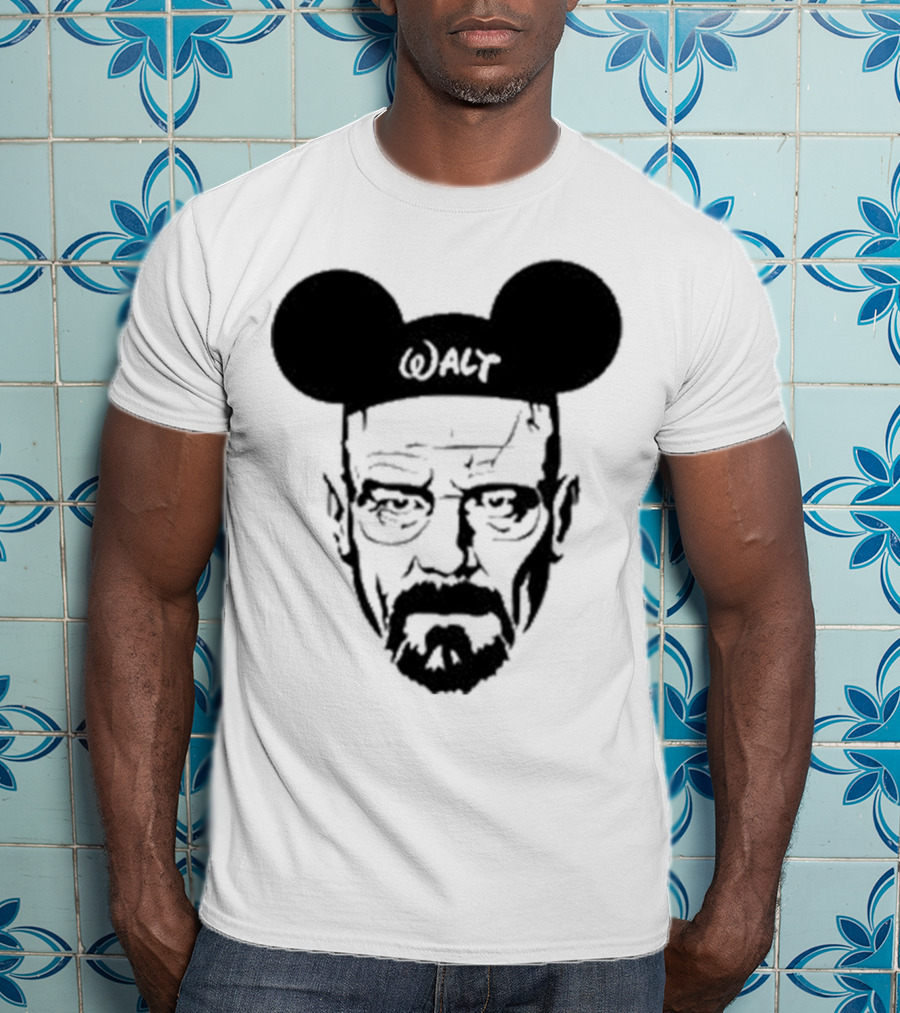 Walt Heisenberg With Mickey Mouse Ears Vintage Mashup T-Shirt