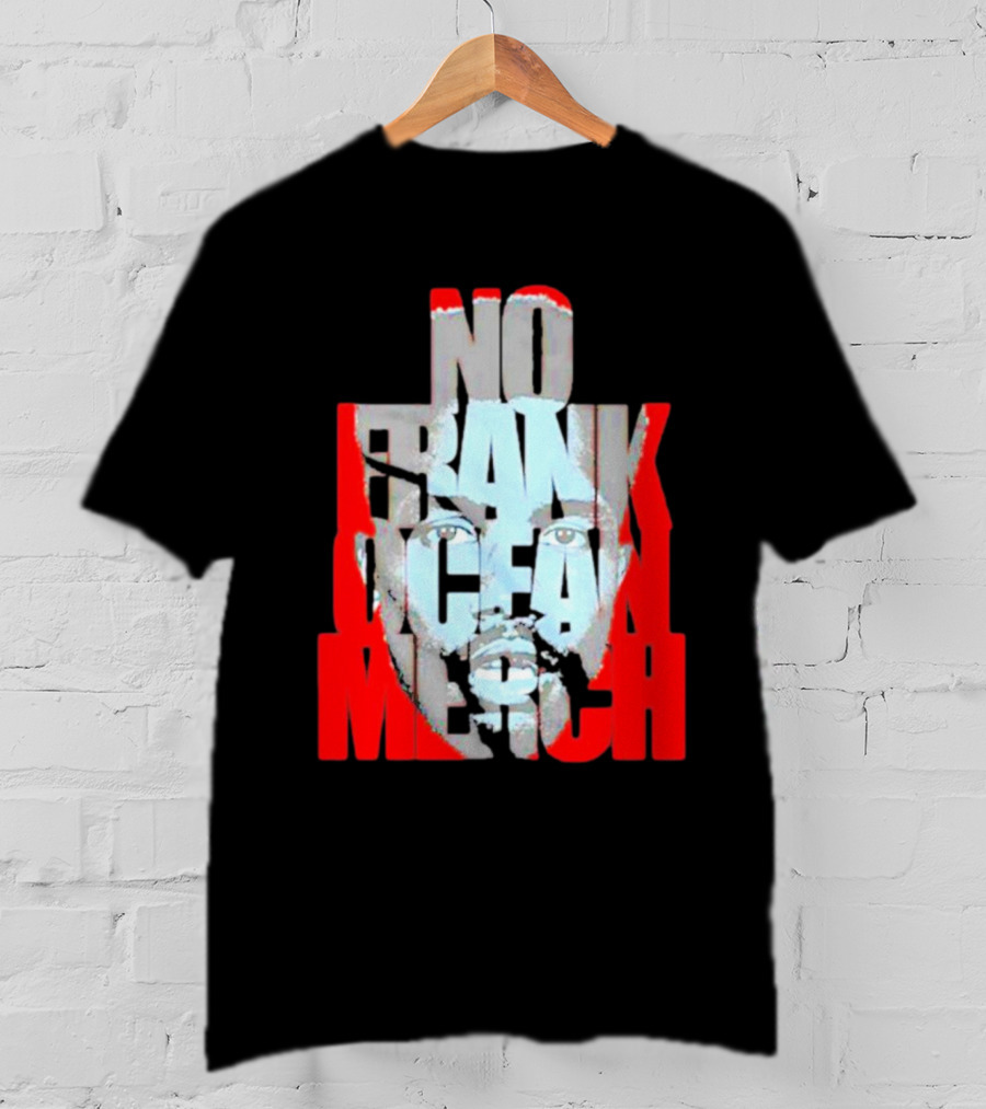 No Frank Ocean Merch Bold Text Face T-Shirt