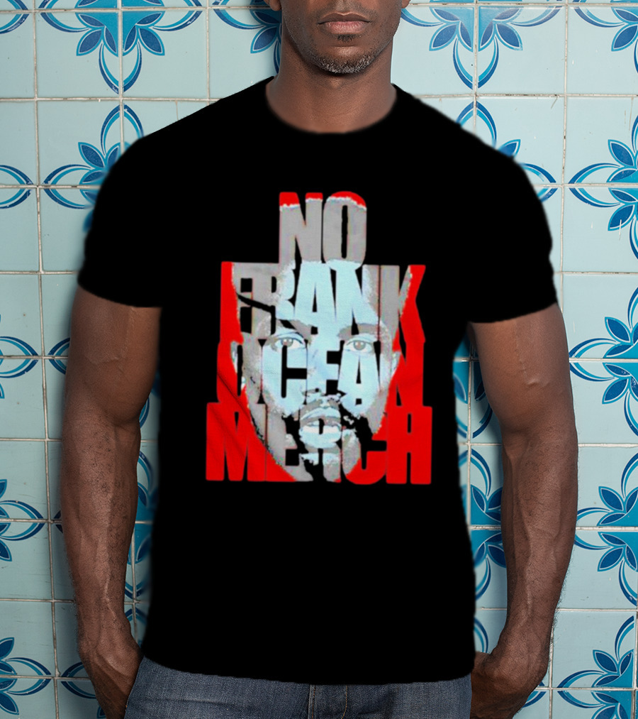 No Frank Ocean Merch Bold Text Face T-Shirt