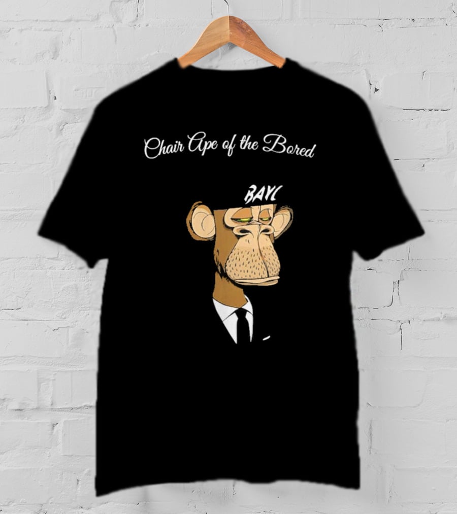 Bored Ape Yacht Club Bared Monkey Face Chair Ape T-Shirt