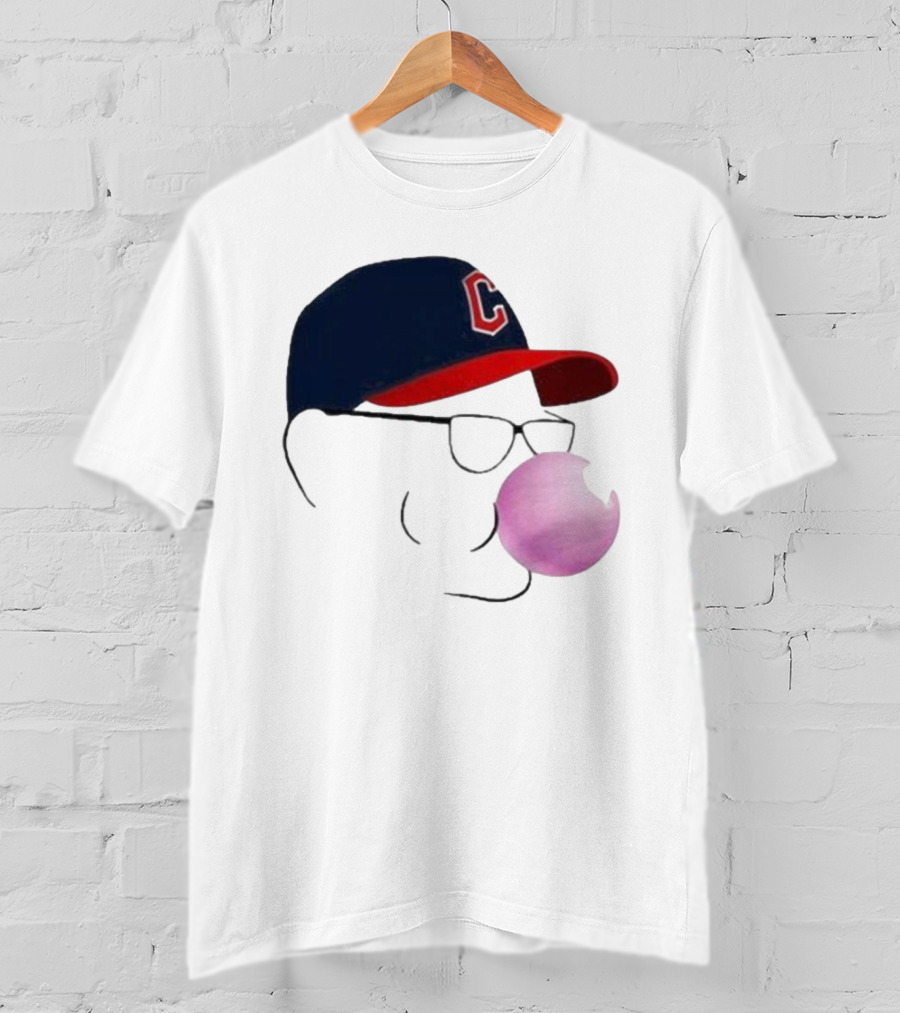 Cleveland Guardians Tito Bubblegum Baseball Hat T-Shirt