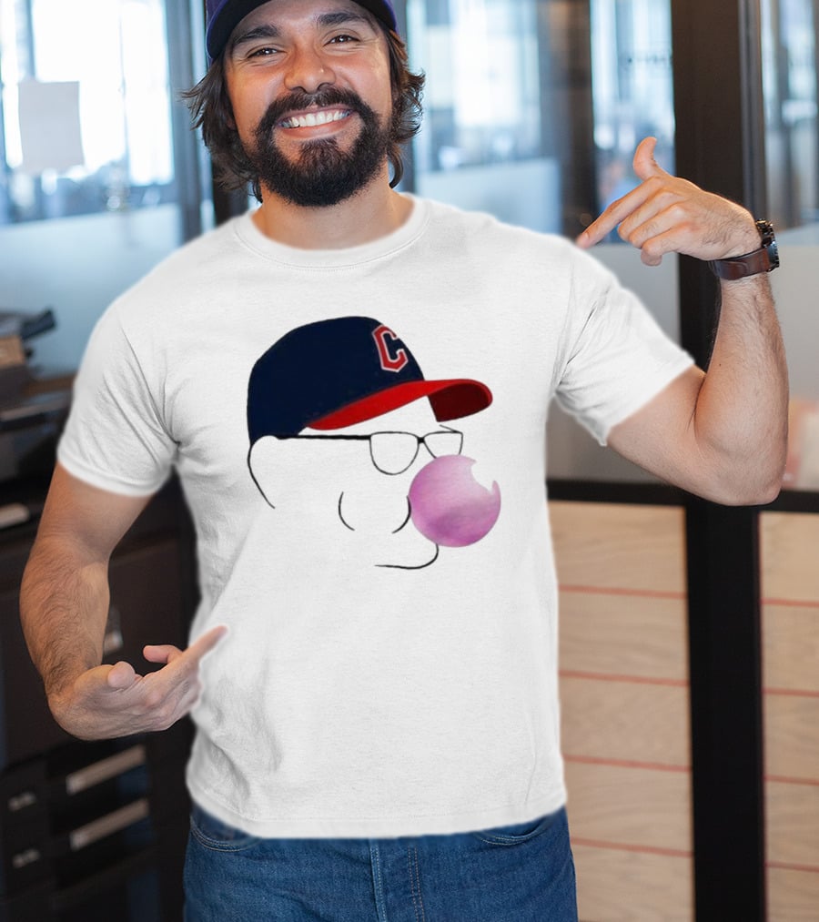 Cleveland Guardians Tito Bubblegum Baseball Hat T-Shirt