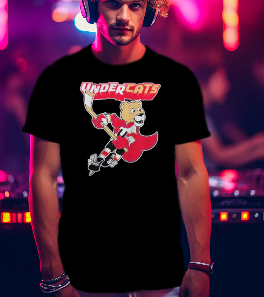 Undercats Florida Panthers Cartoon Hockey Character T-Shirt