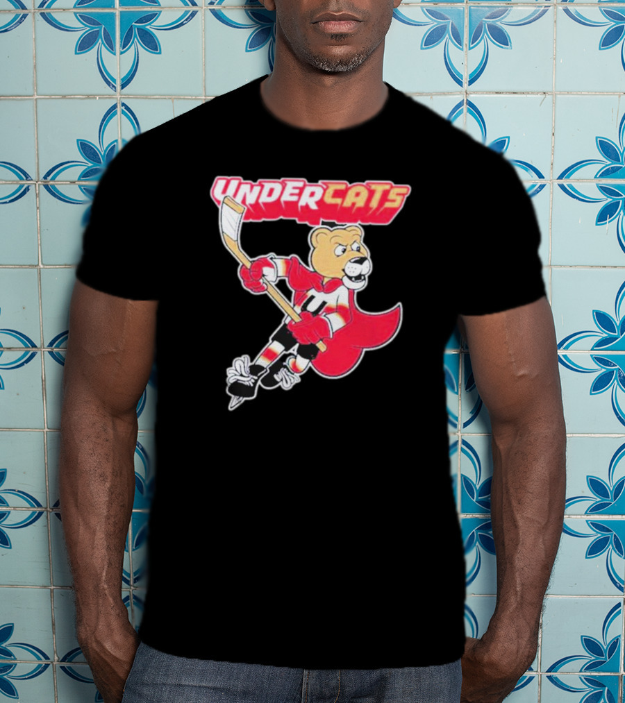 Undercats Florida Panthers Cartoon Hockey Character T-Shirt