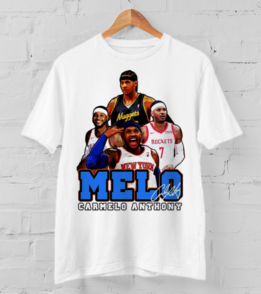 Carmelo Anthony Melo NYC New York Knicks Basketball KnicksTape T-Shirt