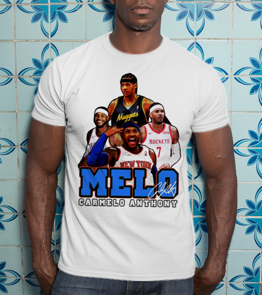 Carmelo Anthony Melo NYC New York Knicks Basketball KnicksTape T-Shirt