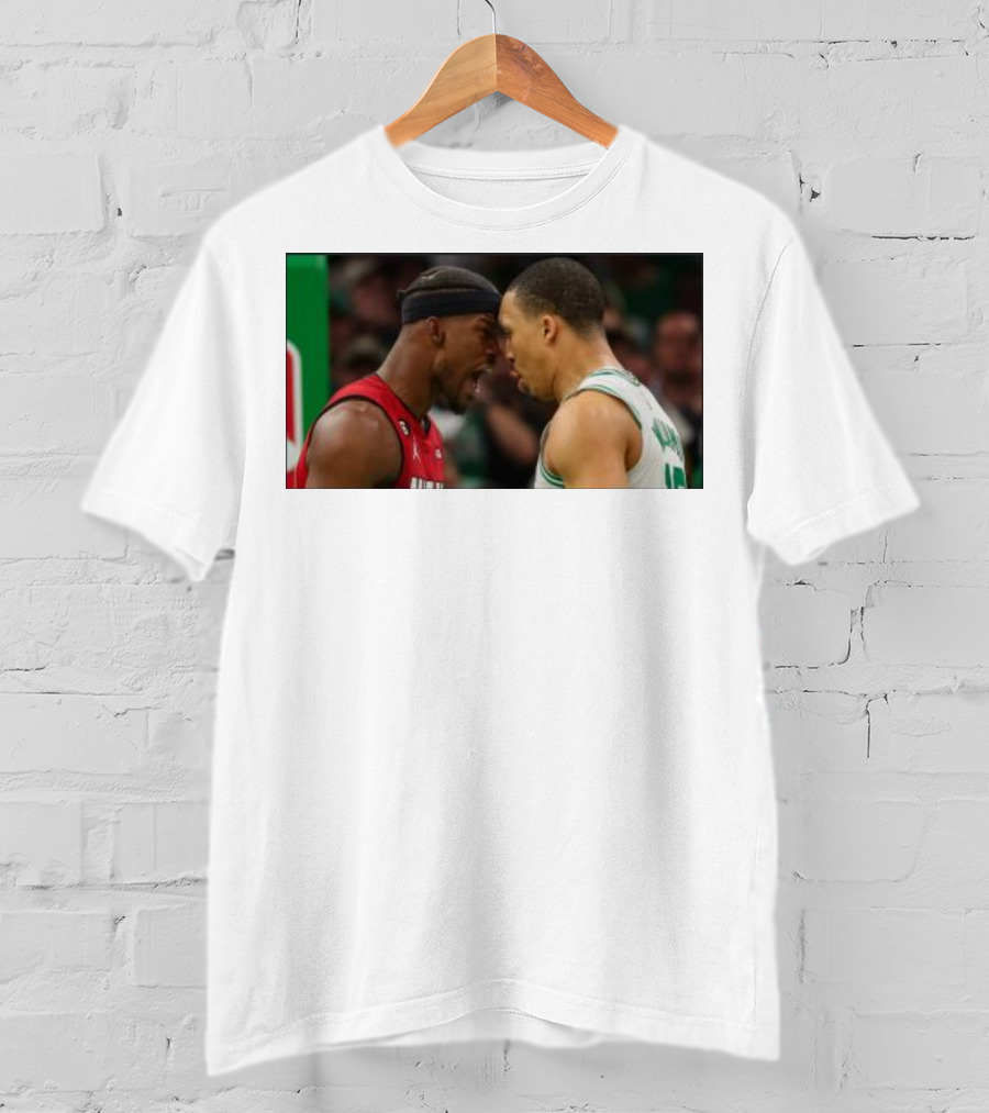 Jimmy Butler Grant Williams Faceoff Heat Celtics T-Shirt