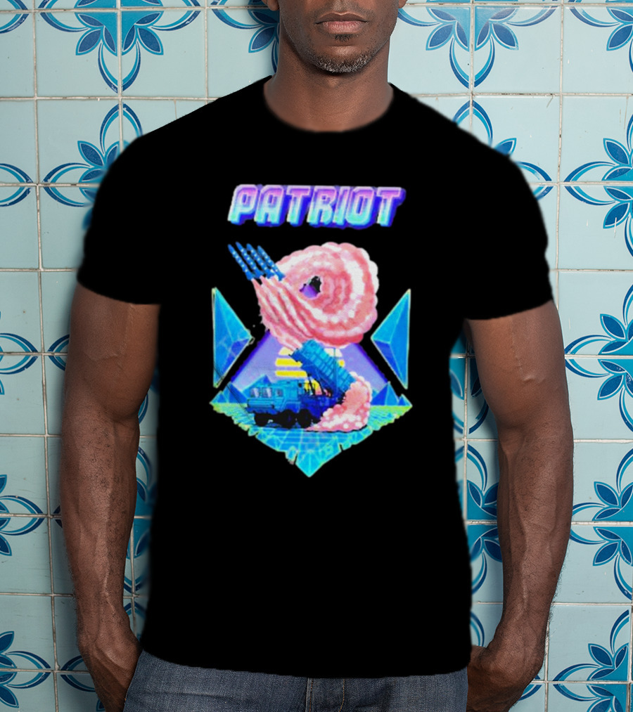 Saint Javelin Patriot Missile Truck Vaporwave Xeon 90s Aesthetic T-Shirt