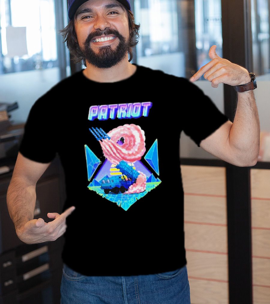 Saint Javelin Patriot Missile Truck Vaporwave Xeon 90s Aesthetic T-Shirt