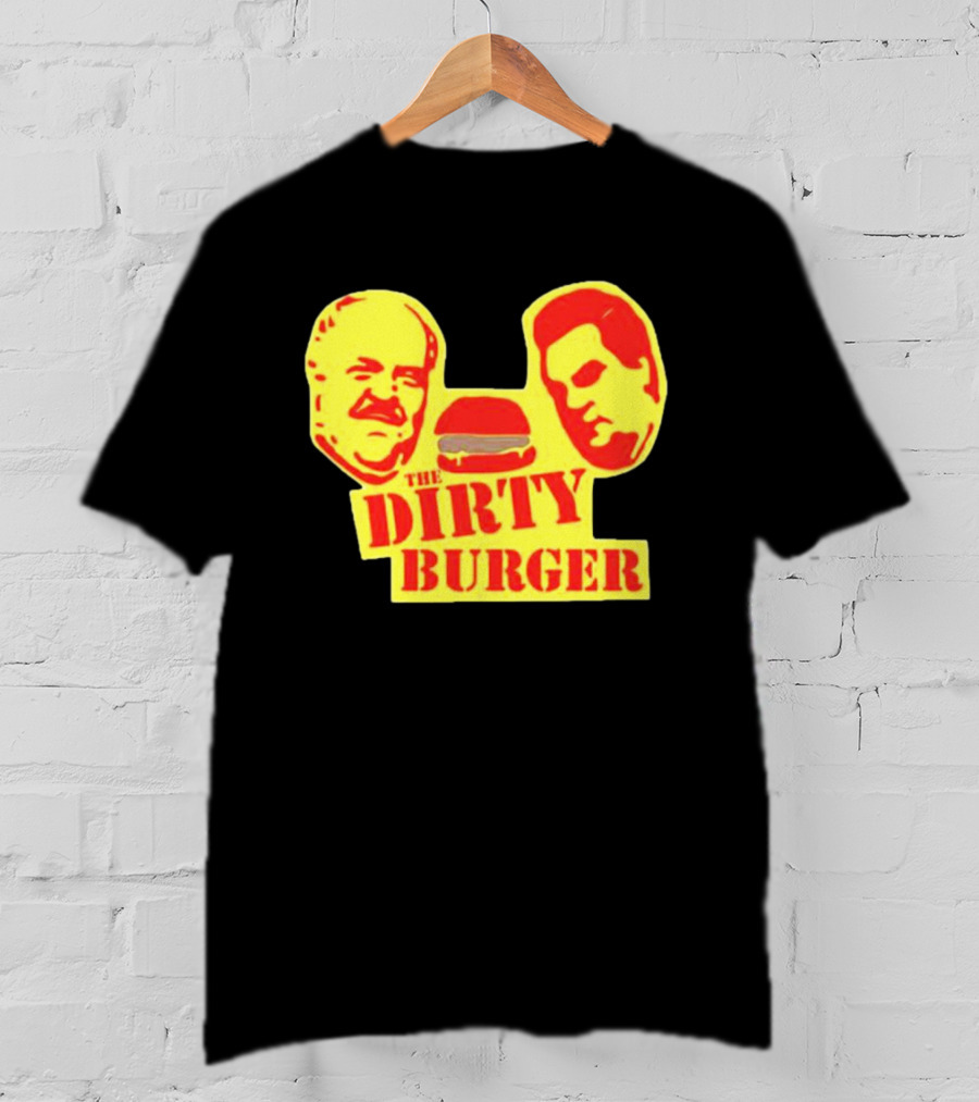 THE DIRTY BURGER Faces And Burger T-Shirt