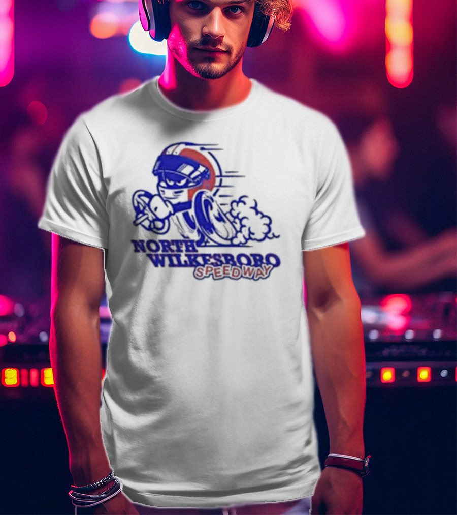North Wilkesboro Speedway Racing Character T-Shirt